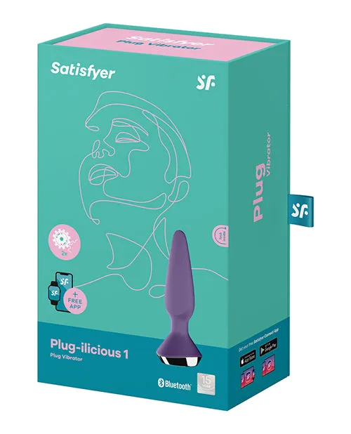 Satisfyer Plugilicious 1 Silicone Vibrating Anal Plug Purple Satisfyer Anal Satisfyer Plugilicious 1 Silicone Vibrating Anal Plug Purple Satisfyer Anal