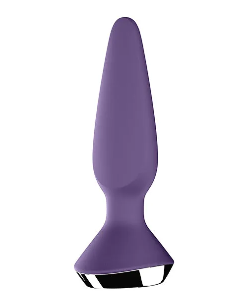 Satisfyer Plugilicious 1 Silicone Vibrating Anal Plug Purple Satisfyer Anal Satisfyer Plugilicious 1 Silicone Vibrating Anal Plug Purple Satisfyer Anal
