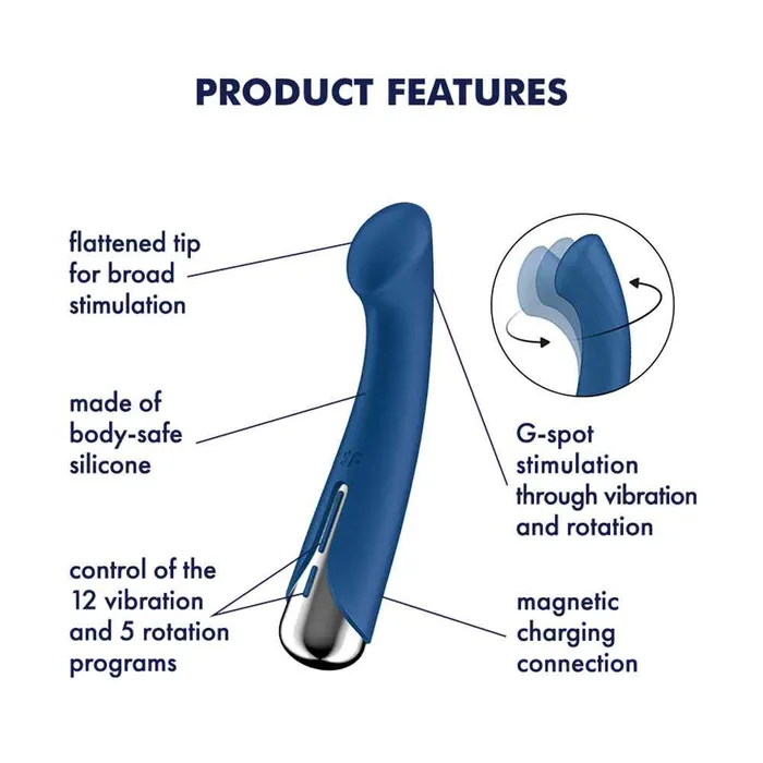 Satisfyer Vibrators Satisfyer Spinning G Spot 1 Rotating G Spot Vibrator