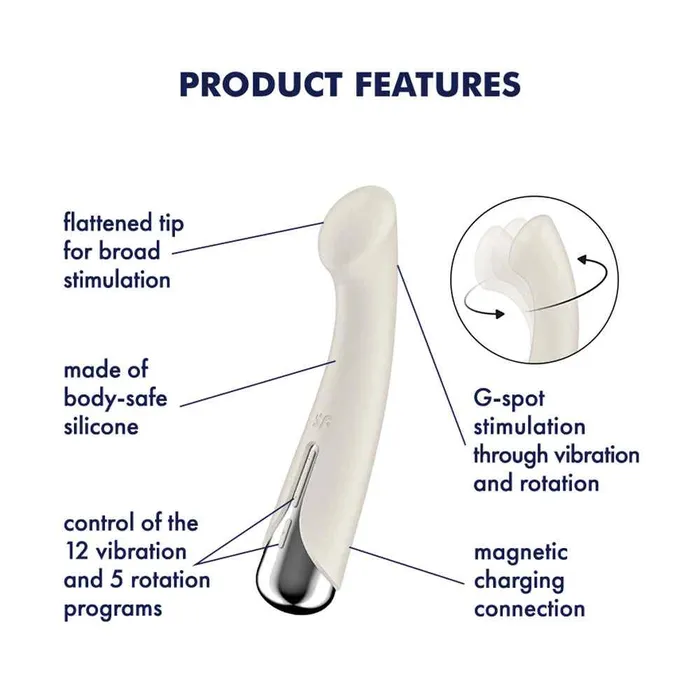 Satisfyer Vibrators Satisfyer Spinning G Spot 1 Rotating G Spot Vibrator