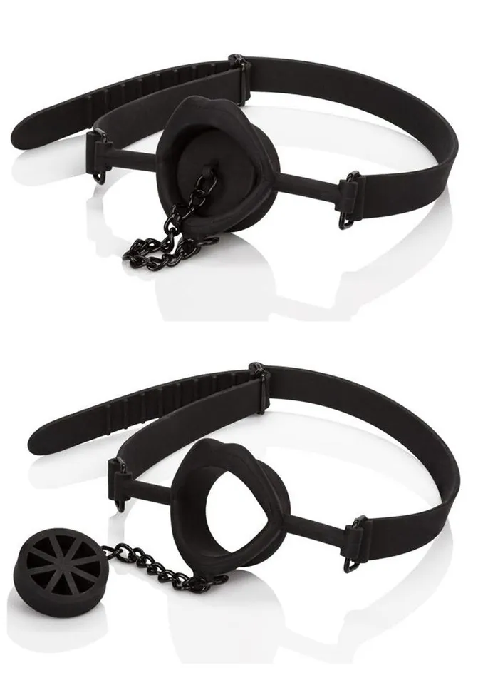 Scandal Anal Scandal Silicone Stopper Gag Black