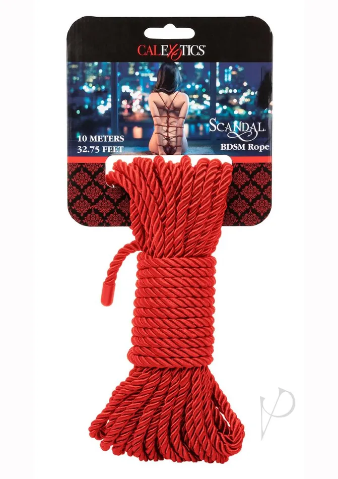 Scandal BDSM Rope 3275ft10m Red Scandal Vibrators