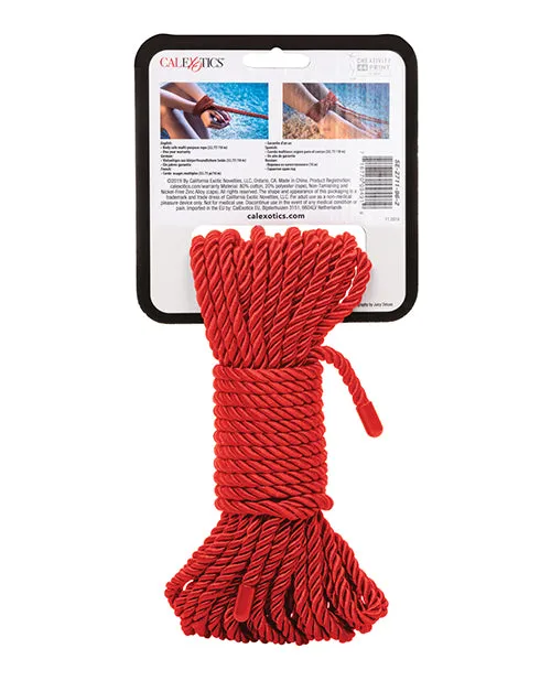 Scandal BDSM Rope 3275ft10m Red Scandal Vibrators