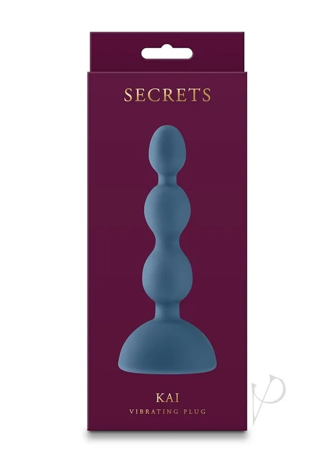 Secrets Anal Secrets Kai Rechargeable Silicone Anal Plug Teal