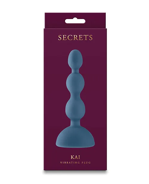 Secrets Anal Secrets Kai Rechargeable Silicone Anal Plug Teal Secrets Anal Secrets Kai Rechargeable Silicone Anal Plug Teal