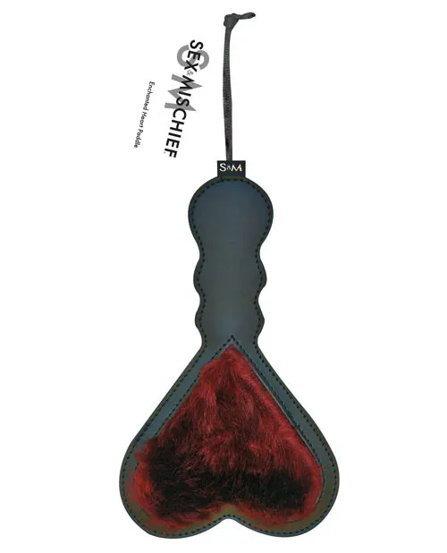 Sex And Mischief Anal Sex and Mischief Enchanted Heart Paddle BlackRed