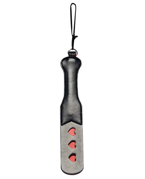Sex And Mischief Anal Sex and Mischief Heart Paddle 125in Black