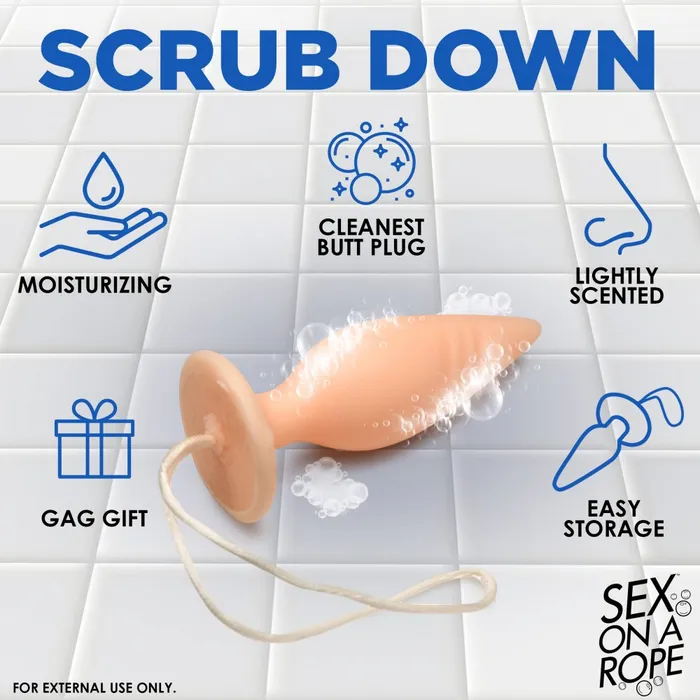 Sex on a Rope Anal Sex on a Rope Butt Plug Soap