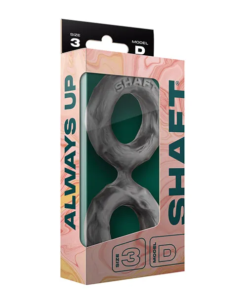 Shaft Male Sex Toys Shaft Double CRing Large Gray