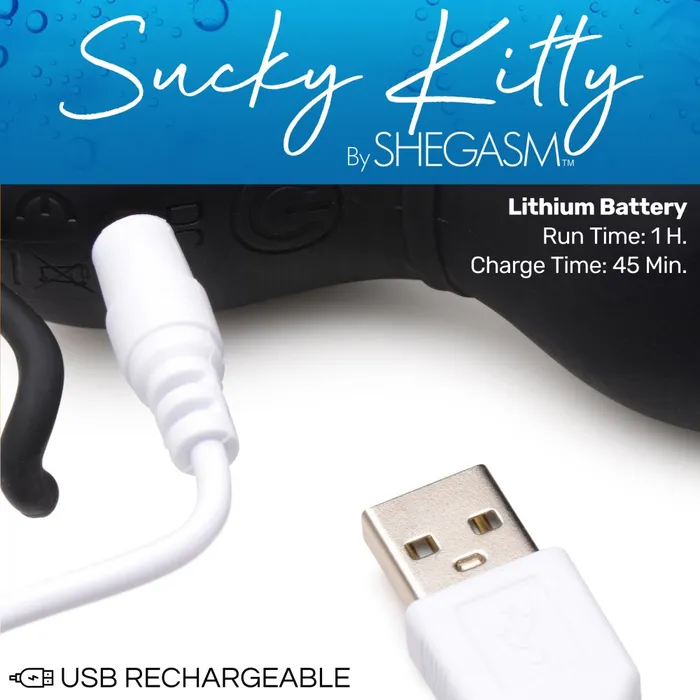 Shegasm Female Sex Toys Sucky Kitty Silicone Clitoral Stimulator