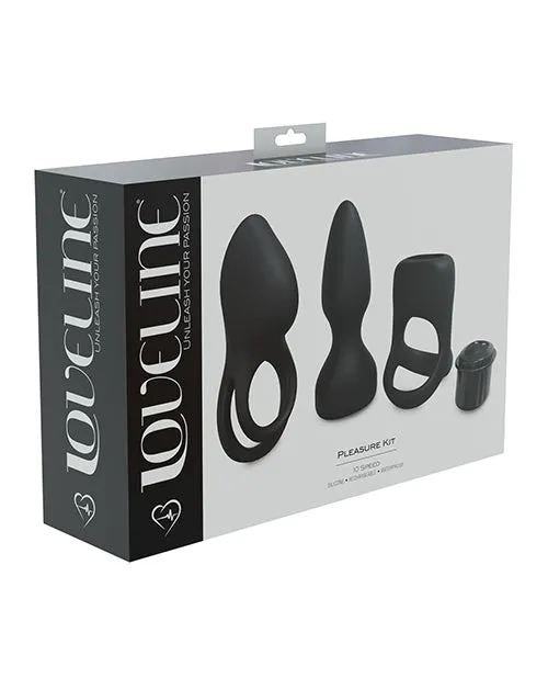 Shots LoveLine Pleasure Kit Black Love Line Vibrators
