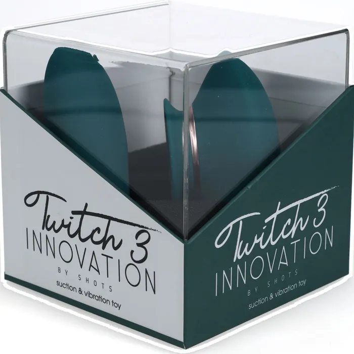 Shots Toys Vibrators Twitch 3 Innovation Suction Vibration Toy Green