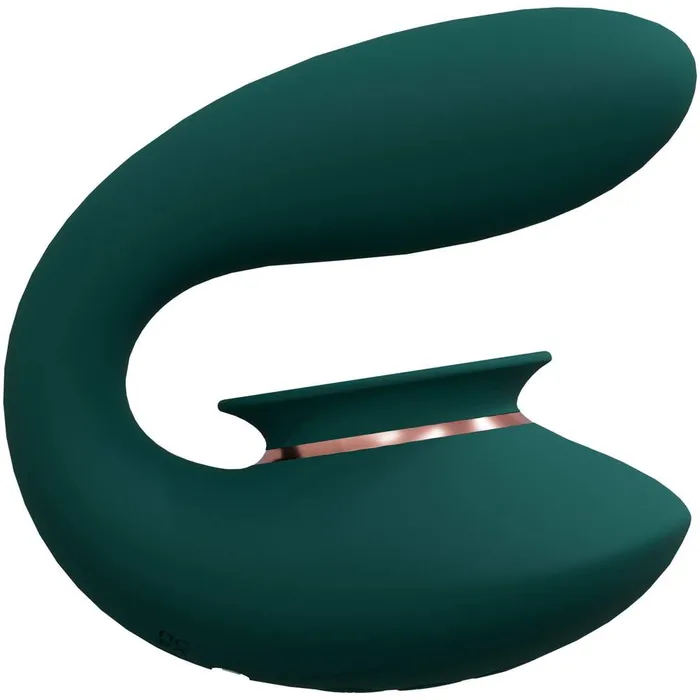 Shots Toys Vibrators Twitch 3 Innovation Suction Vibration Toy Green