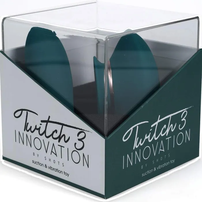 Shots Toys Vibrators Twitch 3 Innovation Suction Vibration Toy Green