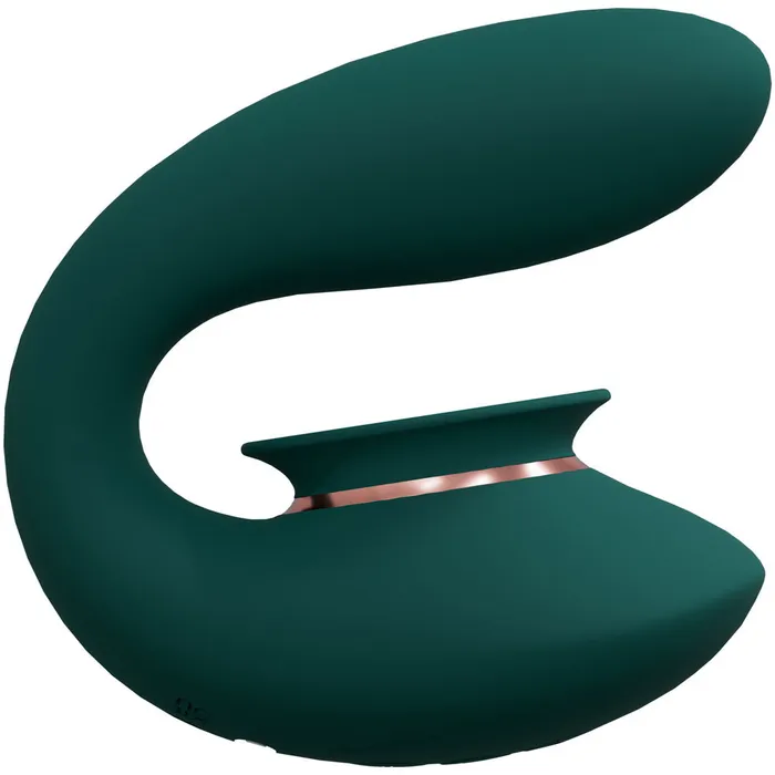 Shots Toys Vibrators Twitch 3 Innovation Suction Vibration Toy Green