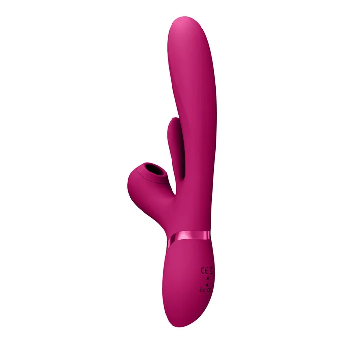 Shots Toys Vibrators VIVE Ena Pink Thrusting Vibrator