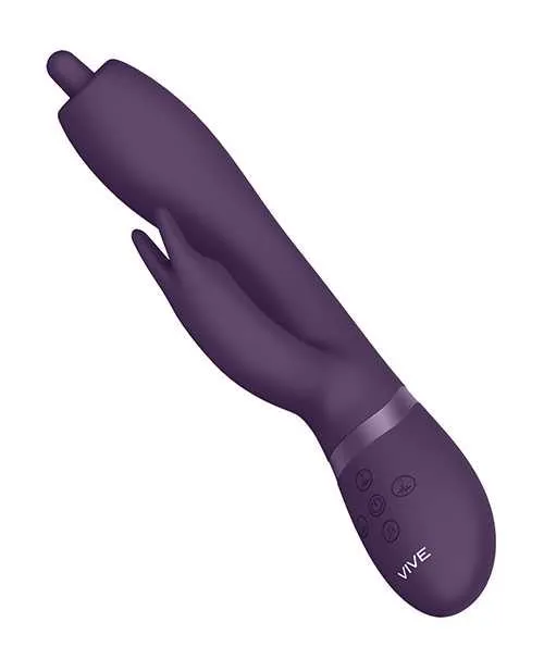 Shots Vive Nilo Pinpoint Rotating GSpot Rabbit Purple Vive Vibrators Shots Vive Nilo Pinpoint Rotating GSpot Rabbit Purple Vive Vibrators