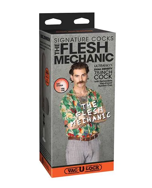 Signature Cocks Dildos Signature Cocks Ultraskyn The Flesh Mechanic Dildo with Removable Suction Cup 85in Vanilla Signature Cocks Dildos Signature Cocks Ultraskyn The Flesh Mechanic Dildo with Removable Suction Cup 85in Vanilla