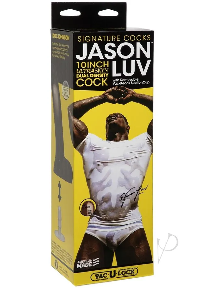 Signature Cocks Signature Cocks Jason Luv Dildo 10in Chocolate Dildos