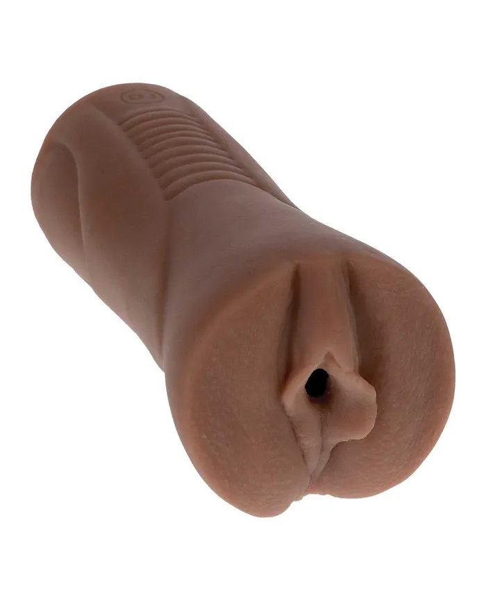 Signature Strokers Honey Gold Ultraskyn Pocket Masturbator Pussy Caramel Signature Strokers Male Sex Toys