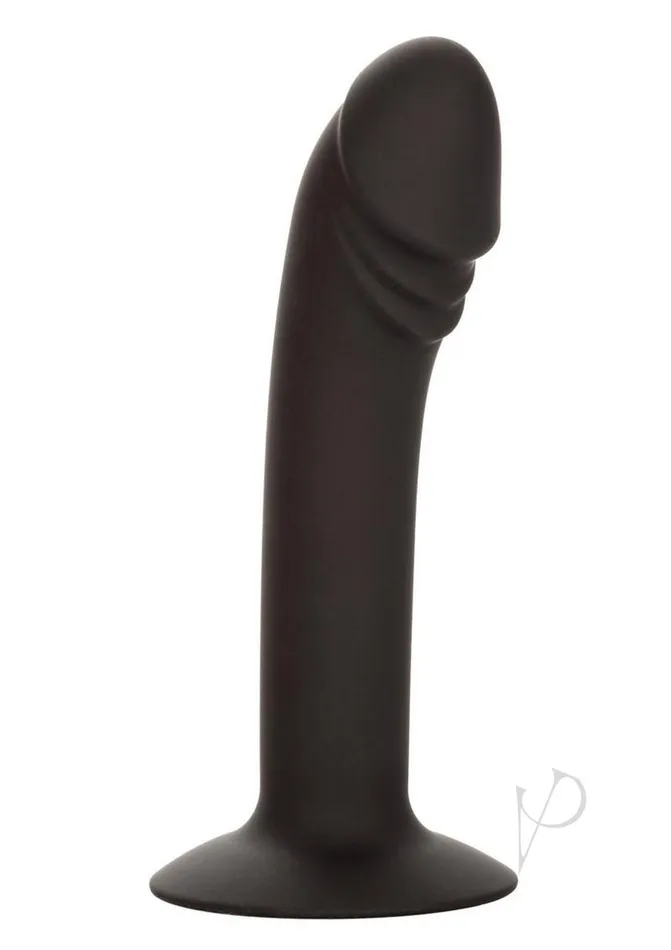 Silicone Curved Anal Stud Black Anal Anal