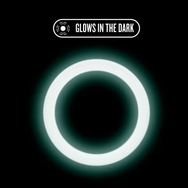 SimpleeDiscreet Male Sex Toys Performance Silicone Glo Cock Ring White Glow