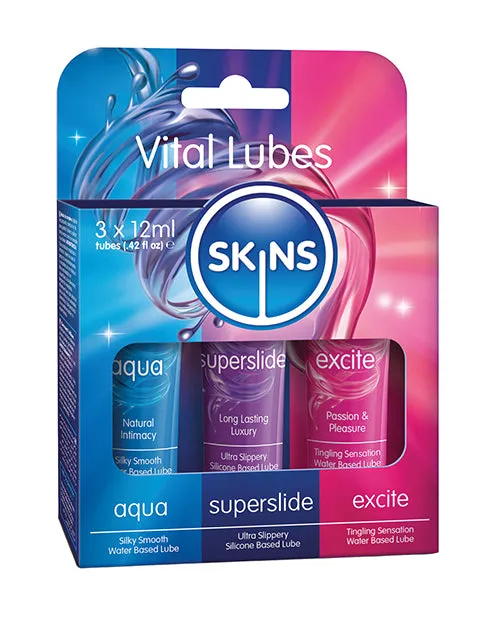 Skins Sampler Tubes 12ml 3 per Pack Vital Skins Enhancers Skins Sampler Tubes 12ml 3 per Pack Vital Skins Enhancers