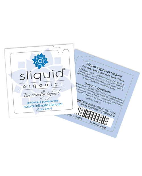 Sliquid Sliquid Organics Natural Intimate Lubricant 17 oz Pillow Sexual Health Wellbeing Sliquid Sliquid Organics Natural Intimate Lubricant 17 oz Pillow Sexual Health Wellbeing