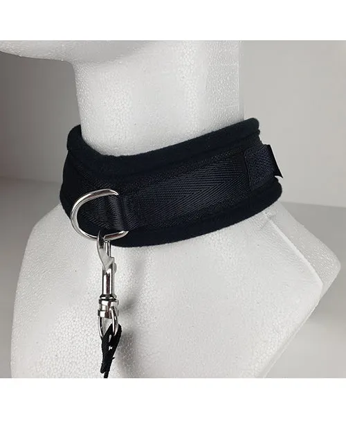 Spartacus Collar Leash Neoprene Black Spartacus Anal