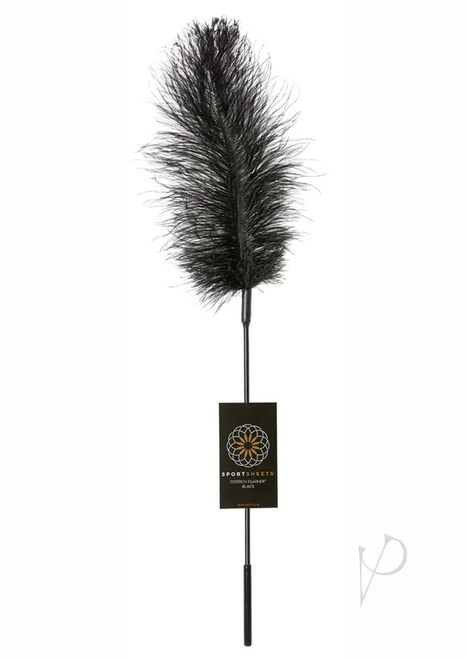 Sportsheets Anal Sportsheets Ostrich Feather Tickler Black