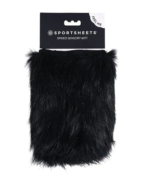 Sportsheets Spiked Sensory Mitt Black Anal