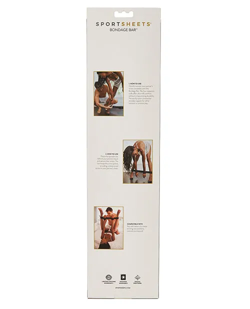 Sportsheets Sportsheets Bondage Bar 24in Black Anal