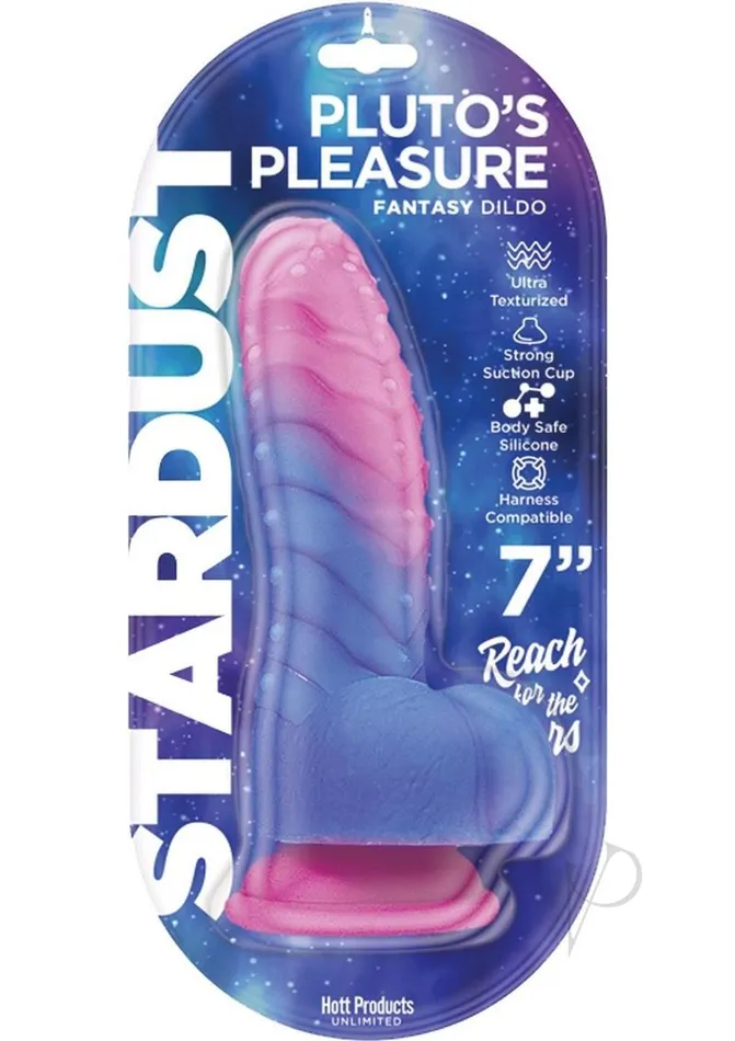 Stardust Female Sex Toys Stardust Plutos Pleasure Silicone Dildo with Suction Cup 7in PinkPurple Stardust Female Sex Toys Stardust Plutos Pleasure Silicone Dildo with Suction Cup 7in PinkPurple