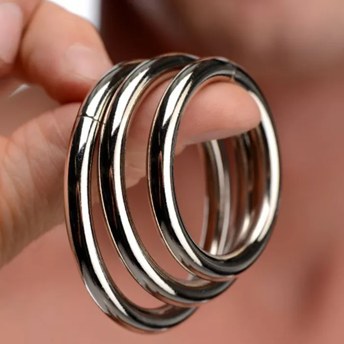 Steel Ring Set Master Series Male Sex Toys