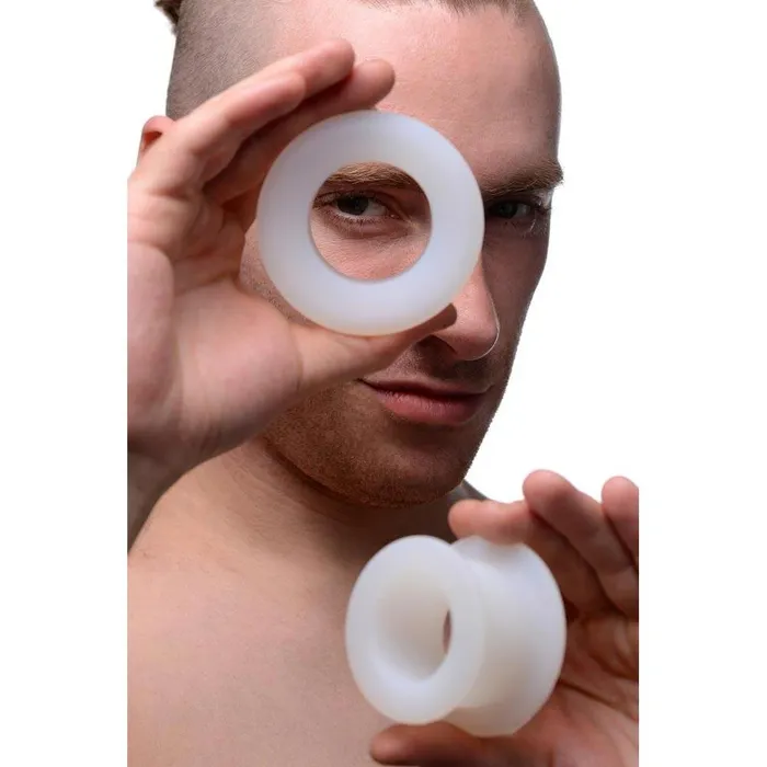 Stretch Master 2 Piece Training Silicone Ass Grommet Set Master Series Male Sex Toys