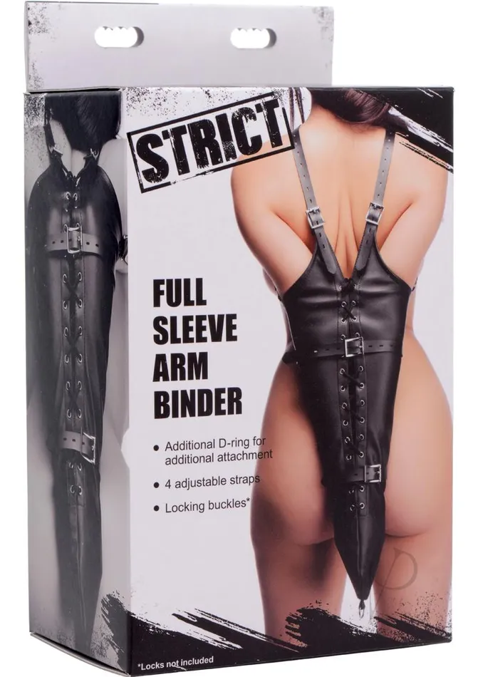 Strict Full Sleeve Arm Binder Black Strict Anal