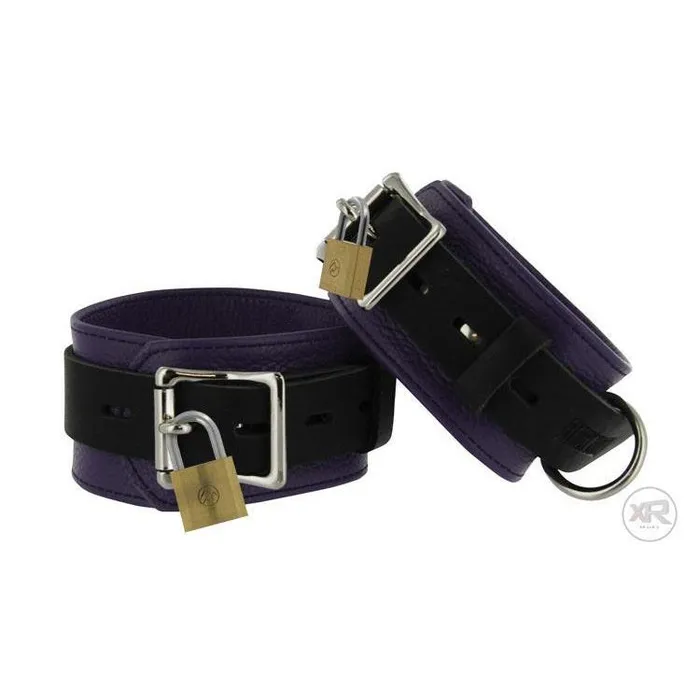 Strict Leather Vibrators Strict Leather Black and Purple Deluxe Locking Restraints Strict Leather Vibrators Strict Leather Black and Purple Deluxe Locking Restraints