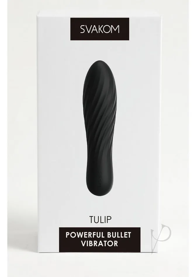 Svakom Female Sex Toys Svakom Tulip Rechargeable Silicone Bullet Black