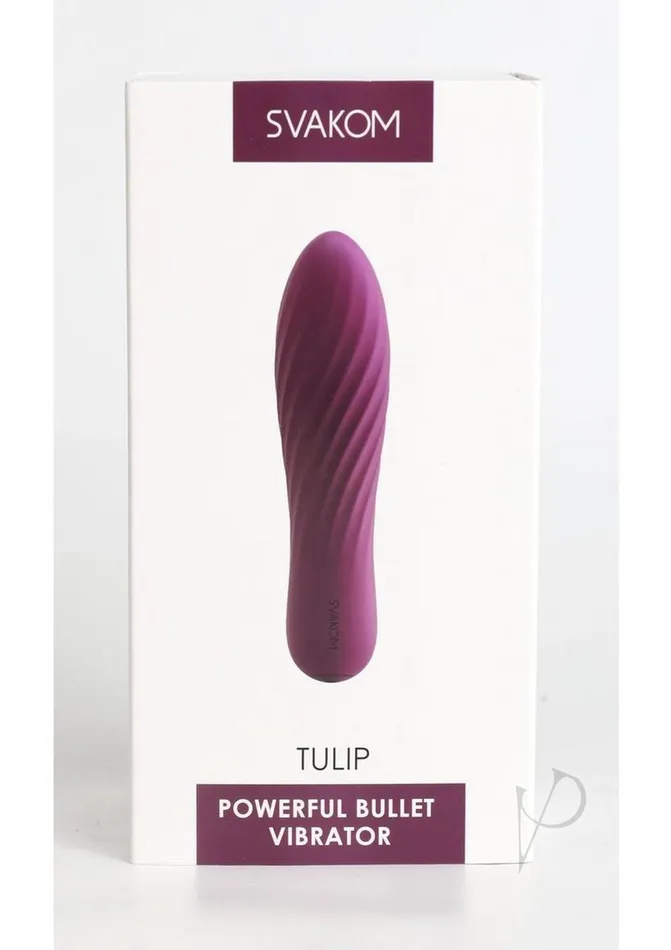 Svakom Female Sex Toys Svakom Tulip Rechargeable Silicone Bullet Purple