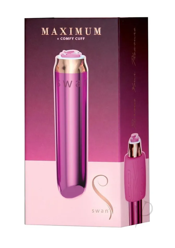 Swan Swan Maximum Rechargeable Bullet PinkRose Gold Vibrators