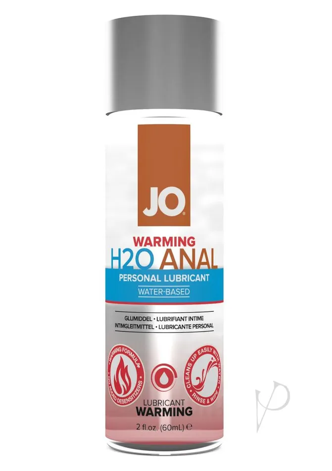 System Jo Anal JO H2O Anal Water Based Warming Lubricant 2oz