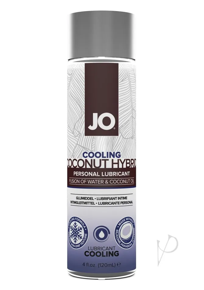 System Jo JO Coconut Hybrid Cooling Lubricant 4oz Lubricants