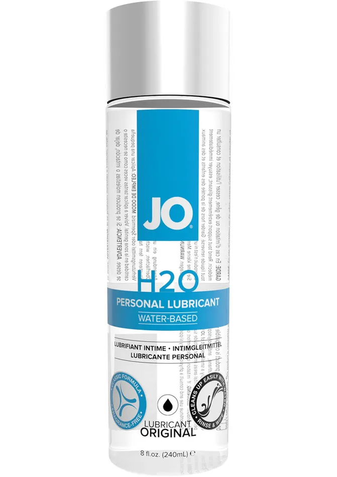 System Jo JO H2O Original Water Based Lubricant 8oz Sexual Health Wellbeing System Jo JO H2O Original Water Based Lubricant 8oz Sexual Health Wellbeing