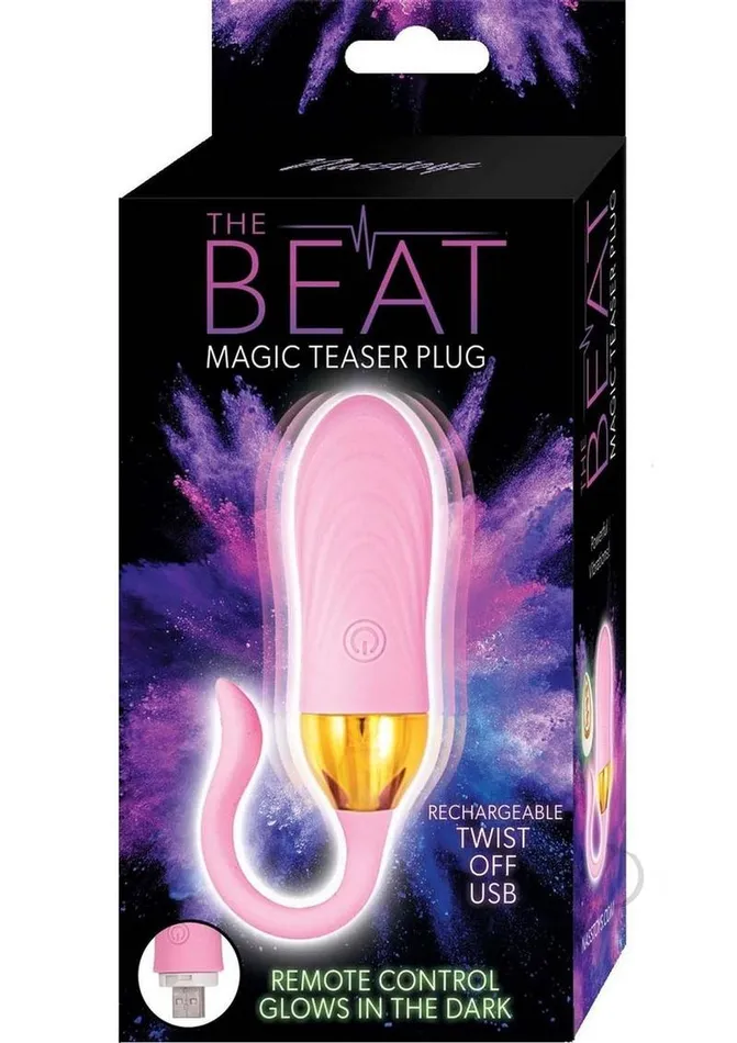 The Beat Anal The Beat Magic Teaser Rechargeable Silicone Plug Pink