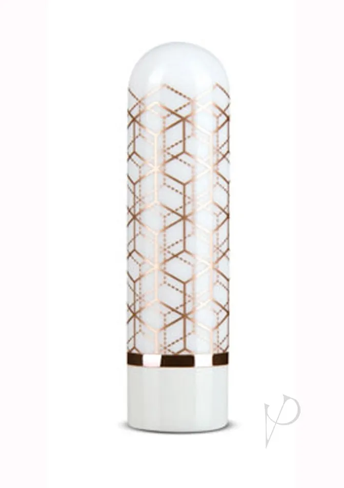 The Collection Female Sex Toys The Collection Glitzy Geo Rechargeable Bullet Rose Gold