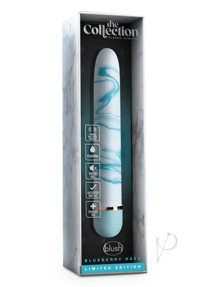 The Collection Vibrators The Collection Blueberry Haze Vibrator Blue
