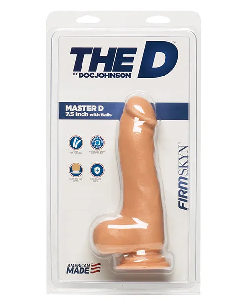 The D Dildos The D Master D Firmskyn Dildo with Balls 75in Vanilla The D Dildos The D Master D Firmskyn Dildo with Balls 75in Vanilla