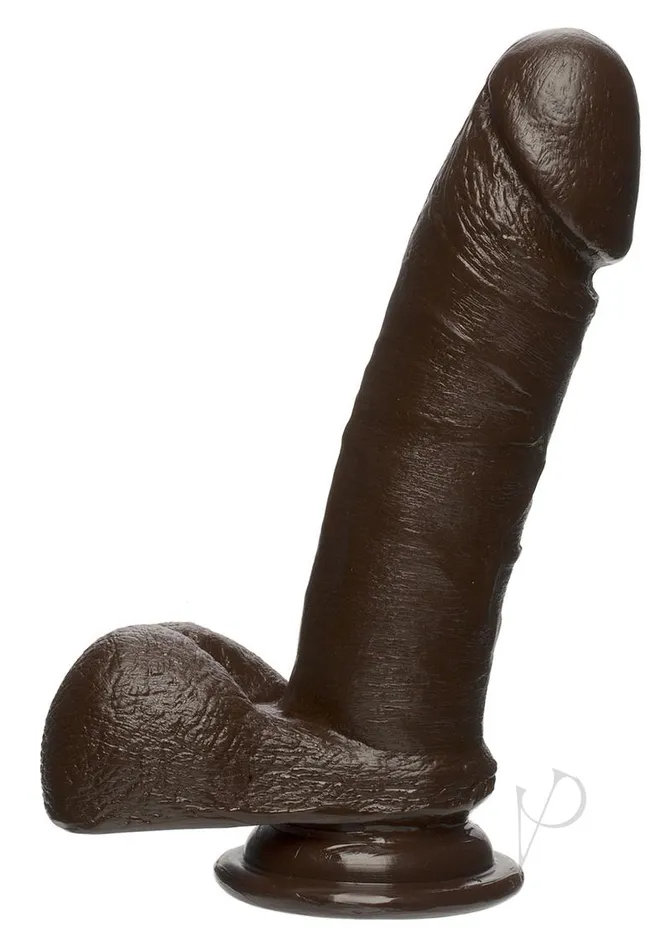 The D Female Sex Toys The D Perfect D Firmskyn Dildo with Balls 7in Chocolate The D Female Sex Toys The D Perfect D Firmskyn Dildo with Balls 7in Chocolate