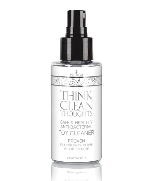 Think Clean Thoughts Vibrators Think Clean Thoughts AntiBacterial Toy Cleaner 2oz Think Clean Thoughts Vibrators Think Clean Thoughts AntiBacterial Toy Cleaner 2oz