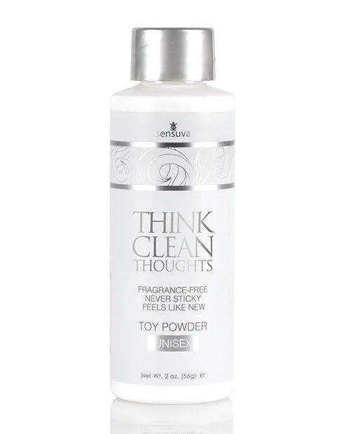 Think Clean Thoughts Vibrators Think Clean Thoughts Toy Powder 2oz Think Clean Thoughts Vibrators Think Clean Thoughts Toy Powder 2oz